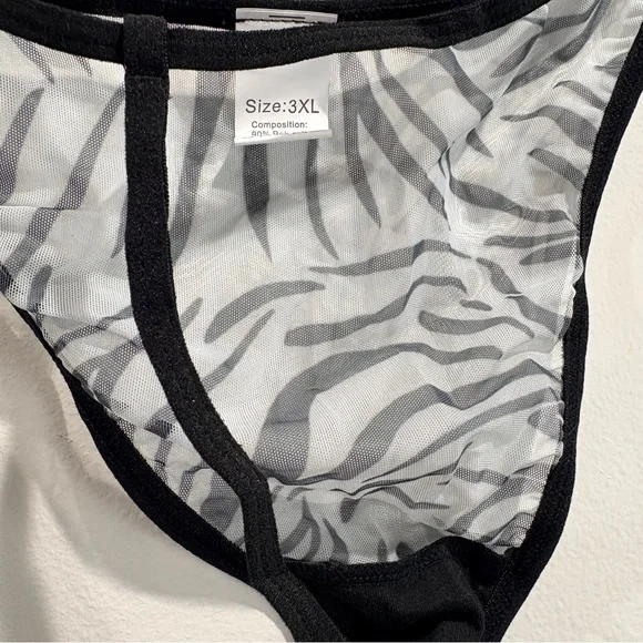 Sheer Lace Lingerie Babydoll Nightie Size 3XL Sexy Y2K - Picture 10 of 10